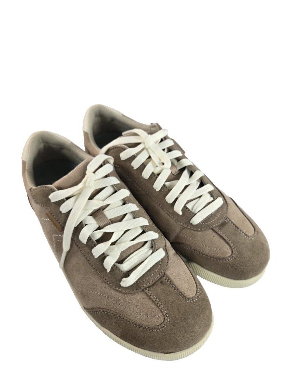 Dr Scholl's Be True Taupe Lace Up Sneaker Size 9 Comfort Walking Shoes